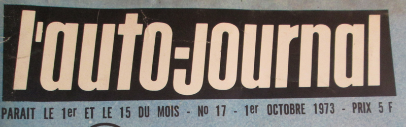 Revue L'Auto Journal